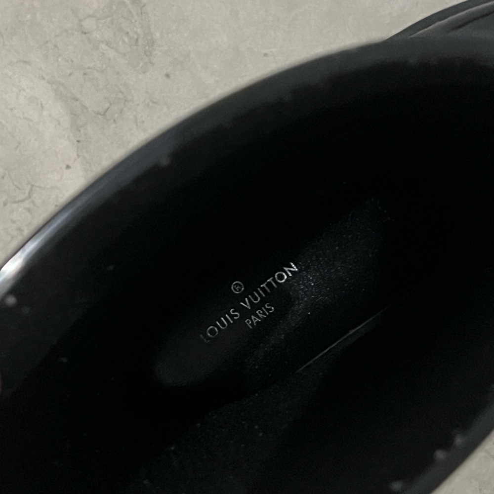 Louis Vuitton Glossy Black Rain Boots - Picture 3 of 7